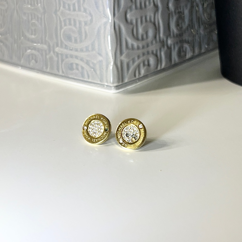 Michael Kors Gold Stud Earrings